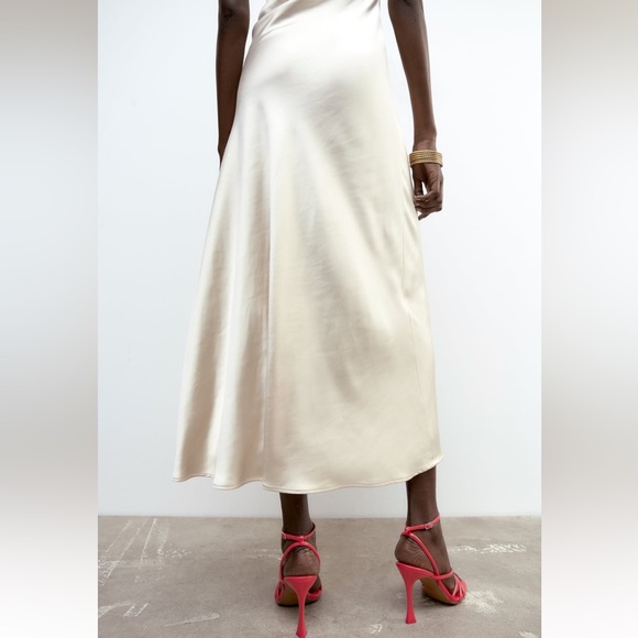 Zara HIGH HEELED STRAP SANDALS. Hot Pink. Size 6.5. New with Tags. - Picture 4 of 10